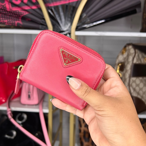 PRADA PINK Compact Wallet π₯ - Picture 1 of 12